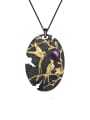 thumb 925 Sterling Silver Amethyst Bird Vintage Geometry Pendant Necklace 0