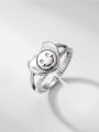 thumb 925 Sterling Silver Smiley Vintage Stackable Ring 2