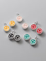 thumb S925 Silver Color Epoxy Cross Smiley String Beads 1