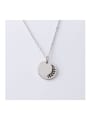 thumb Stainless steel Round Minimalist Necklace 0