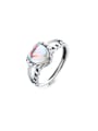 thumb 925 Sterling Silver Cubic Zirconia Heart Vintage Ring 0
