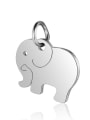 thumb Stainless steel Elephant Charm Height : 14 mm , Width: 16 mm 2