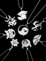 thumb Stainless steel Icon Hip Hop Around the anime Genshin Impact Necklace 0
