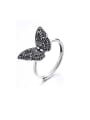 thumb 925 Sterling Silver Butterfly Vintage Ring 0