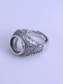 thumb 925 Sterling Silver Round Ring Setting Stone size: 11*11mm 2