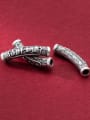thumb 925 Sterling Silver Message Vintage Bent pipe 1