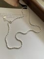 thumb 925 Sterling Silver Vintage Beaded Necklace 0