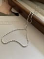 thumb 925 Sterling Silver Vintage Beaded Necklace 3