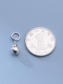 thumb S925 Silver Plain  Small Conch Shell Bracelet Necklace Pendant 2