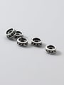 thumb S925 silver aged Thai silver 5mm bracelet spacer beads 1