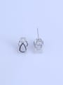 thumb 925 Sterling Silver 18K White Gold Plated Water Drop Earring Setting Stone size: 6*8mm 1