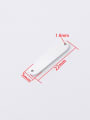 thumb Stainless steel double hole long strip tag 1