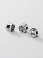 thumb S925 silver aged 7mm flower spacer beads 1