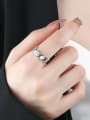 thumb 925 Sterling Silver Icon Vintage Band Ring 1