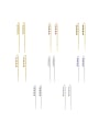 thumb 925 Sterling Silver Cubic Zirconia Tassel Minimalist Threader Earring 0