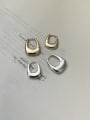 thumb 925 Sterling Silver Geometric Vintage Huggie Earring 0