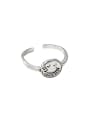 thumb 925 Sterling Silver Smiley Vintage Band Ring 3