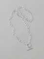 thumb 925 Sterling Silver  Hollow Heart  Chain Minimalist Necklace 0