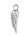 thumb Stainless steel Wing Charm Height : 6 mm , Width: 20 mm 0