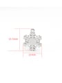 thumb Stainless steel Snowflake Minimalist Pendant 1