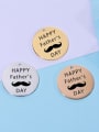 thumb Stainless Steel Laser Lettering Father's day Single Hole Diy Jewelry Accessories 0