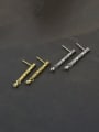 thumb 925 Sterling Silver Geometric Minimalist Drop Earring 0
