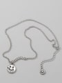 thumb 925 Sterling Silver Round Minimalist Necklace 0
