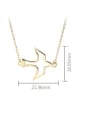 thumb 925 Sterling Silver Bird Minimalist Necklace 3
