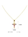 thumb 925 Sterling Silver Cubic Zirconia Cross Dainty Regligious Necklace 3