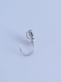 thumb 925 Sterling Silver 18K White Gold Plated Pendant Setting 1