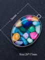 thumb Alloy Round Charm Height : 26 mm , Width: 17 mm 1