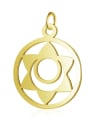 thumb Stainless steel Gold Plated Geometric Charm Height : 19 mm , Width: 26 mm 0