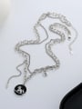 thumb 925 Sterling Silver Horse Vintage Multi Strand Necklace 2