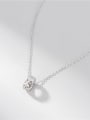 thumb 925 Sterling Silver Round Minimalist Necklace 2