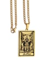thumb Justice's Tarot hip hop stainless steel titanium steel necklace 2