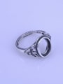 thumb 925 Sterling Silver Oval Ring Setting Stone size: 9*12mm 2
