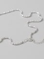 thumb 925 Sterling Silver Round Minimalist Link Necklace 0