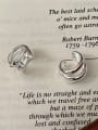 thumb 925 Sterling Silver Geometric Vintage Single Earring(Single-Only One) 2