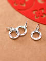 thumb 925 Sterling Silver hexagon Round Charm Height : 12.5 mm , Width: 10 mm 1
