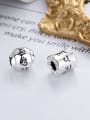 thumb 925 Sterling Silver Letter Vintage Beads 0
