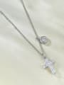thumb 925 Sterling Silver Cubic Zirconia Cross Luxury Regligious Necklace 2