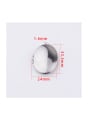 thumb Stainless Steel Oval Photo Frame Open Photo Box Commemorative Necklace Pendant 3