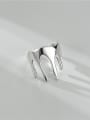 thumb 925 Sterling Silver Crown Minimalist Band Ring 2