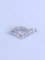thumb 925 Sterling Silver Rhodium Plated Oval Pendant Setting Stone size: 9*9mm 1
