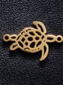 thumb Stainless steel Turtle Charm Height : 16.83 mm , Width: 25.2 mm 1