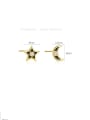 thumb 925 Sterling Silver Cubic Zirconia Star Trend Stud Earring 4