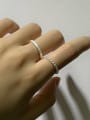 thumb 925 Sterling Silver Minimalist Five Pointed Star  Band Ring 3