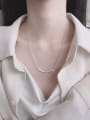 thumb 925 Sterling Silver Geometric Dainty Necklace 1