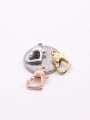 thumb S925 Sterling Silver Versatile Peach Heart Lobster Clasp 2