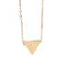 thumb Stainless steel Triangle Minimalist Necklace 1